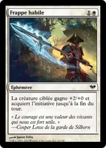 Frappe habile, carte Magic DKA 22 — extension Obscure Ascension