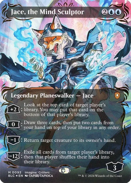 Jace, le sculpteur de l'esprit, carte Magic BLC 93 — extension Bloomburrow Commander