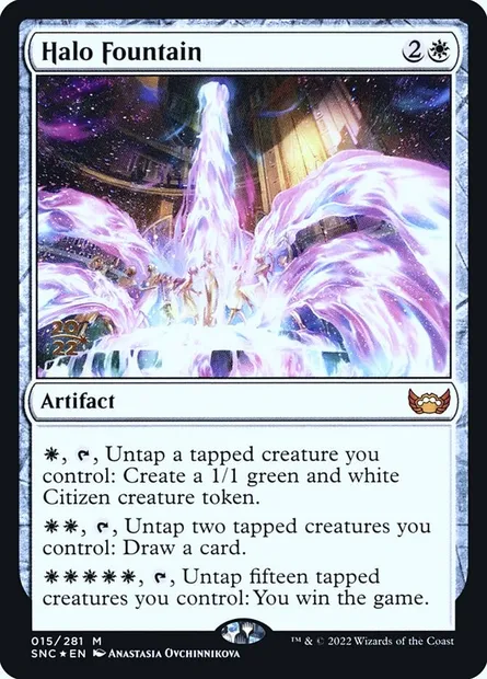 Halo Fountain, Magic card PSNC 15s — Streets of New Capenna Promos set