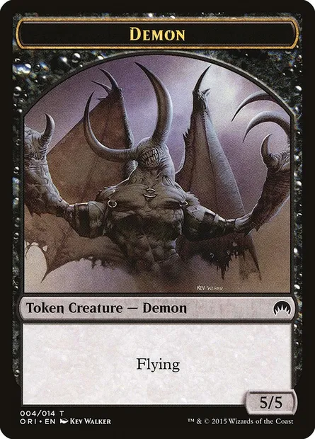 Demon, Magic card TORI 4 — Magic Origins Tokens set
