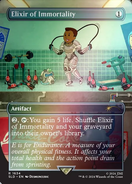 Élixir d'immortalité, carte Magic SLD 1634★ — extension Secret Lair Drop