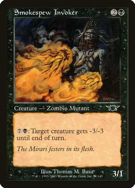 Smokespew Invoker, Magic card LGN 81 — Legions set