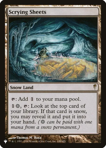 Strates de scrutation, carte Magic PLST CSP-149 — extension The List