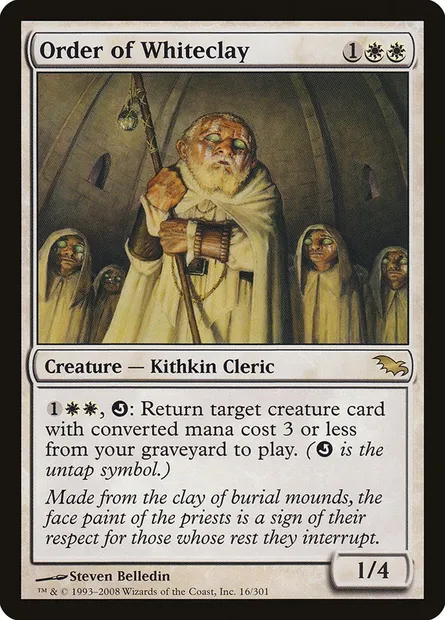 Order of Whiteclay, Magic card SHM 16 — Shadowmoor set