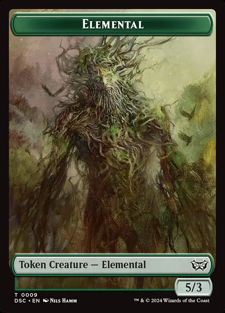 Elemental, Magic card TDSC 9 — Duskmourn Commander Tokens set