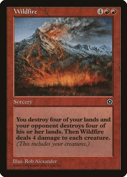 Wildfire, Magic card P02 120 — Portal Second Age set