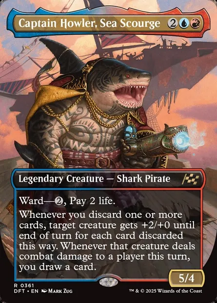 Captain Howler, Sea Scourge, Magic card DFT 361 — Aetherdrift set