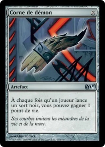 Corne de démon, carte Magic M11 204 — extension Magic 2011