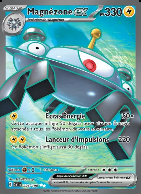 Magnézone-ex, carte Pokémon SVI 226 — extension Écarlate et Violet