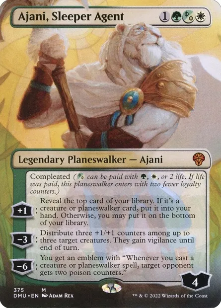 Ajani, Sleeper Agent, Magic card DMU 375 — Dominaria United set