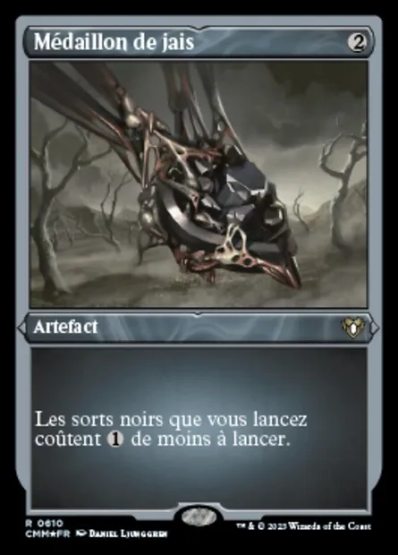 Médaillon de jais, carte Magic CMM 610 — extension Commander Masters
