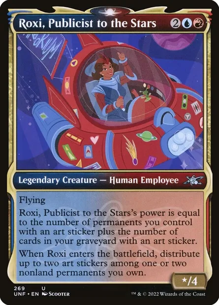 Roxi, Publicist to the Stars, carte Magic UNF 269 — extension Unfinity