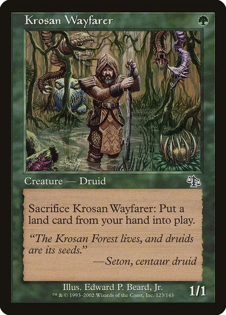 Krosan Wayfarer, Magic card JUD 123 — Judgment set