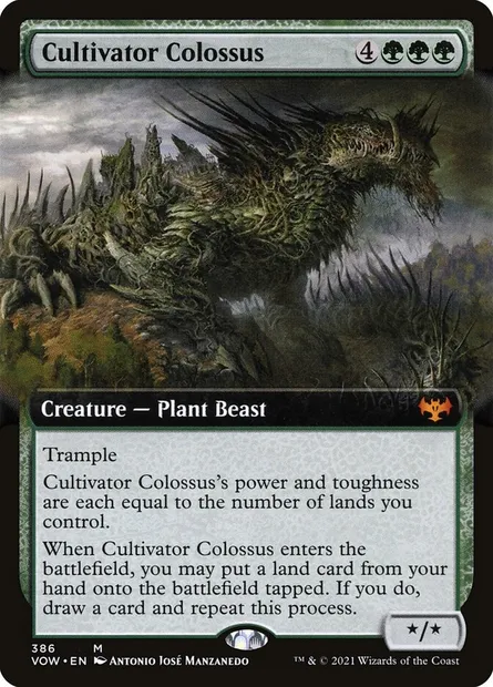 Cultivator Colossus, Magic card VOW 386 — Innistrad: Crimson Vow set
