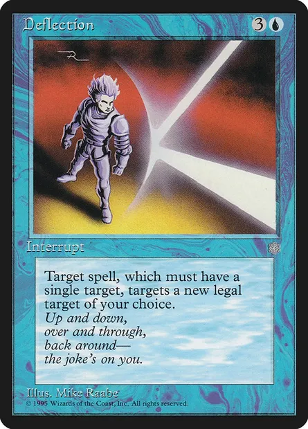 Deflection, Magic card ICE 65 — Ice Age set