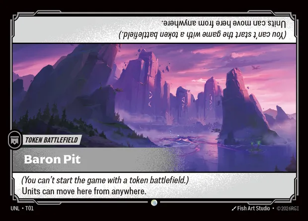 Baron Pit, Riftbound card UNL T01 — Unleashed set
