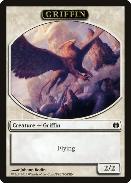 Griffin, Magic card TDDL 1 — Duel Decks: Heroes vs. Monsters Tokens set