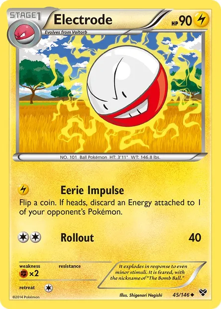 Electrode, Pokémon card XY 45 — XY set