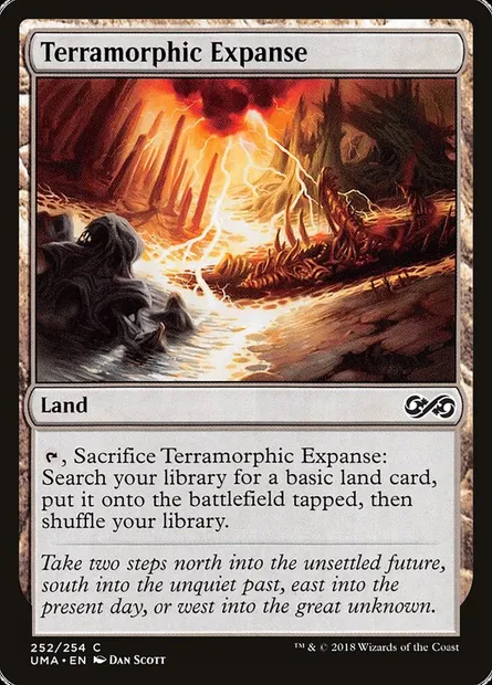 Terramorphic Expanse, Magic card UMA 252 — Ultimate Masters set