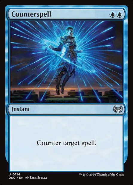 Counterspell, Magic card DSC 114 — Duskmourn: House of Horror Commander set
