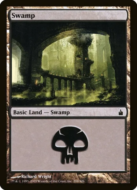 Marais, carte Magic RAV 298 — extension Ravnica: La Cité des Guildes