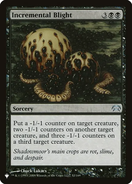 Incremental Blight, Magic card PLST HOP-32 — The List set