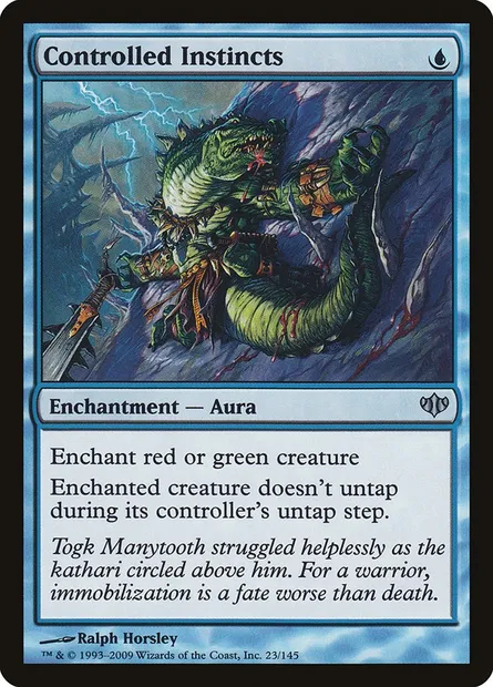 Controlled Instincts, Magic card CON 23 — Conflux set