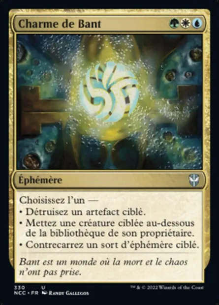 Charme de Bant, carte Magic NCC 330 — extension New Capenna Commander