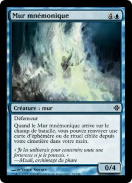 Mur mnémonique, carte Magic ROE 78 — extension L'ascension des Eldrazi