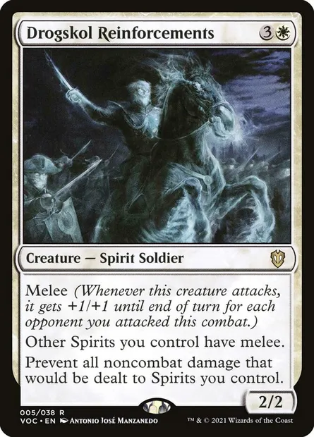 Drogskol Reinforcements, Magic card VOC 5 — Crimson Vow Commander set