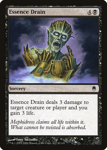 Essence Drain, Magic card DST 43 — Darksteel set