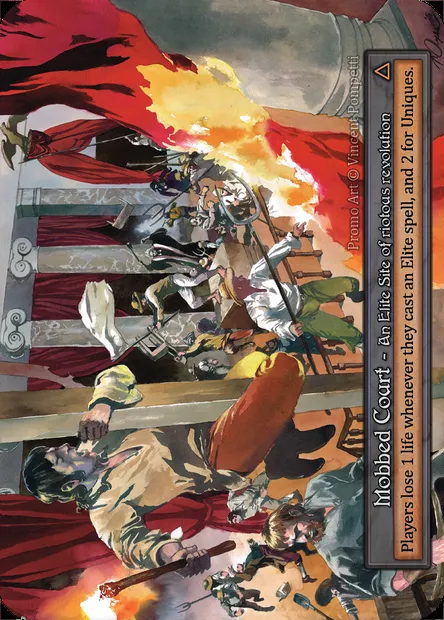 Mobbed Court, Sorcery card PRO 062 — Promotional set