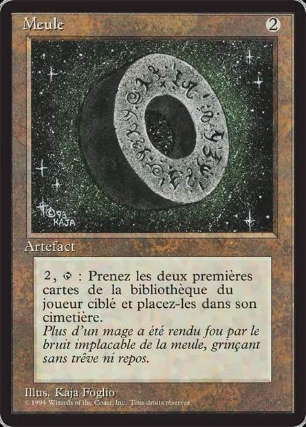 Meule, carte Magic FBB 265 — extension Foreign Black Border