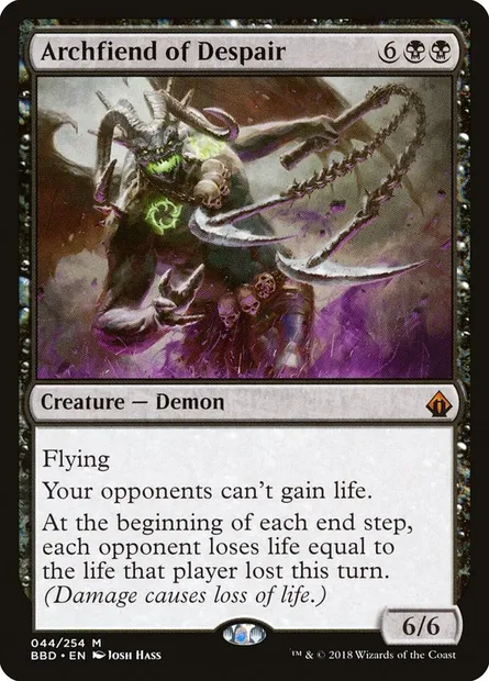 Archfiend of Despair, Magic card BBD 44 — Battlebond set