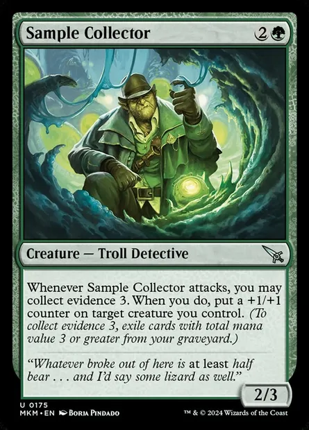 Sample Collector, Magic card MKM 175 — Murders at Karlov Manor set