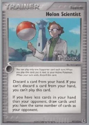 Scientifique Holon, carte Pokémon WCD07 097-2 — extension World Championship Decks 2007