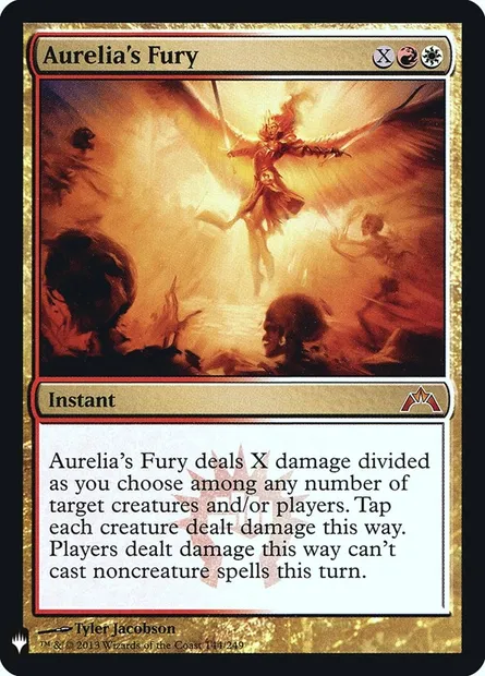 Furie d'Aurélia, carte Magic PLST GTC-144 — extension The List