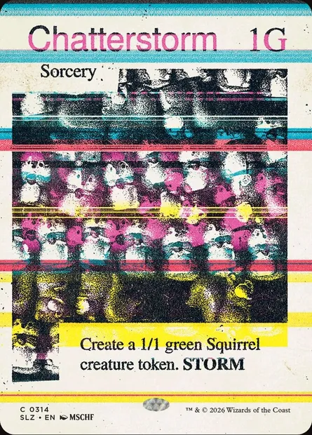 Chatterstorm, Magic card SLZ 314 — The Zeta Set set