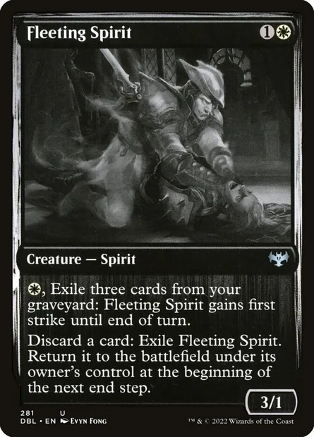 Fleeting Spirit, Magic card DBL 281 — Innistrad: Double Feature set