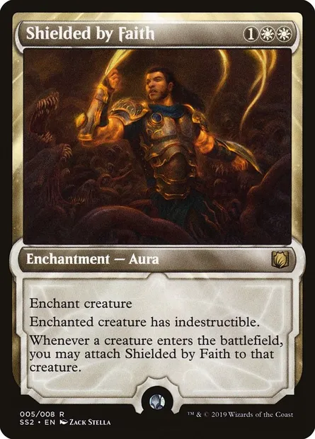 Protégé par la foi, carte Magic SS2 5 — extension Signature Spellbook: Gideon