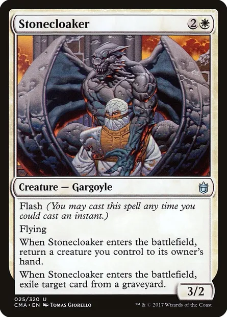 Stonecloaker, Magic card CMA 25 — Commander Anthology set
