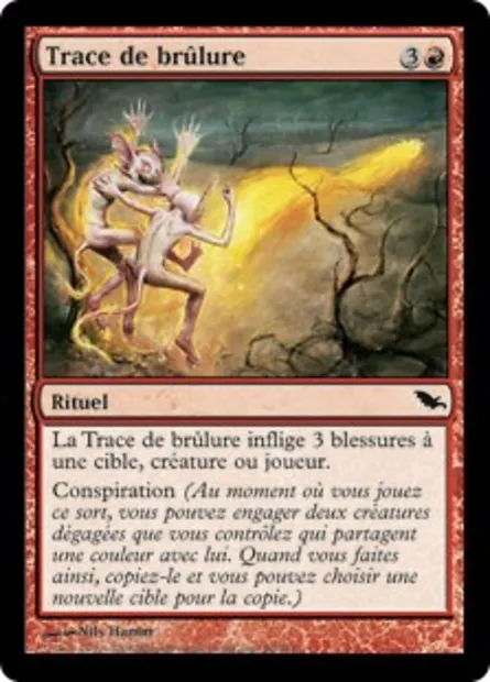 Trace de brûlure, carte Magic SHM 86 — extension Sombrelande