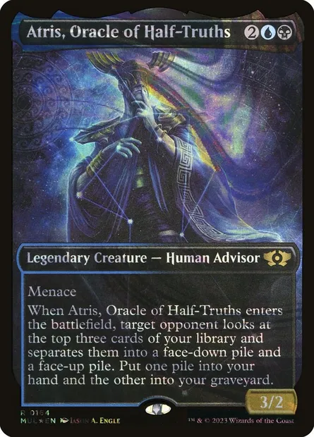 Atris, oracle des demi-vérités, carte Magic MUL 164 — extension Multiverse Legends
