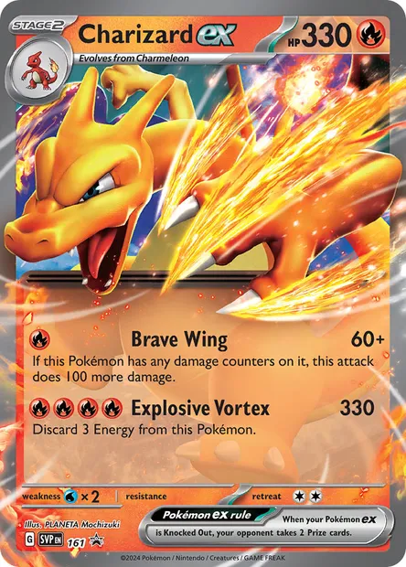 Charizard ex, Pokémon card PR-SV 161 — SVP Black Star Promos set