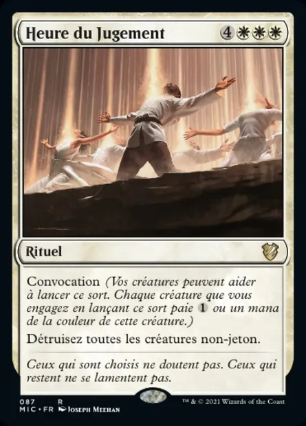 Heure du Jugement, carte Magic MIC 87 — extension Midnight Hunt Commander