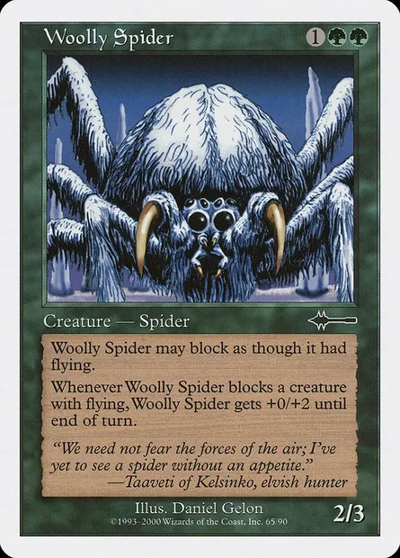 Woolly Spider, Magic card BTD 65 — Beatdown Box Set set