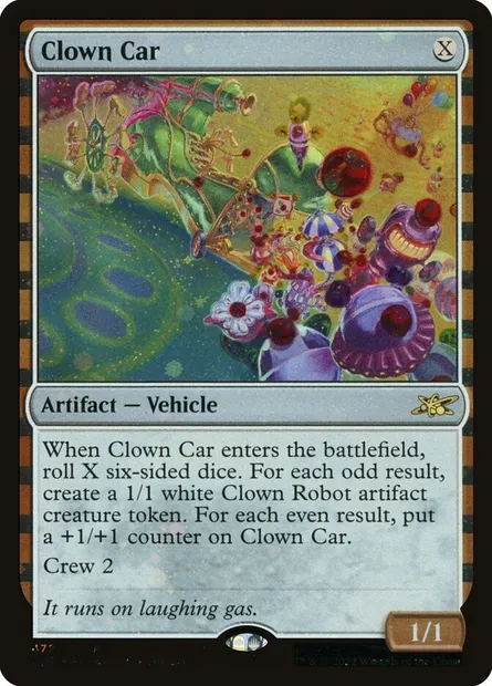 Clown Car, Magic card UNF 472 — Unfinity set