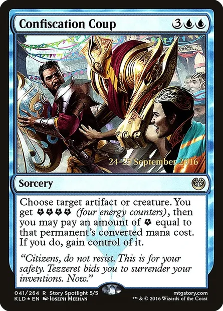 Confiscation Coup, Magic card PKLD 41s — Kaladesh Promos set