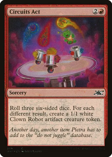 Circuits Act, Magic card UNF 389 — Unfinity set