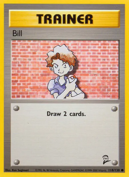 Bill, Pokémon card B2 118 — Base Set 2 set